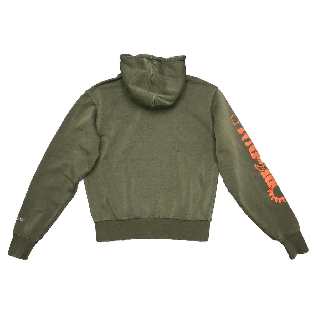Adidas Originals Circle Logo‎ Hoodie Men's S Olive  Green
